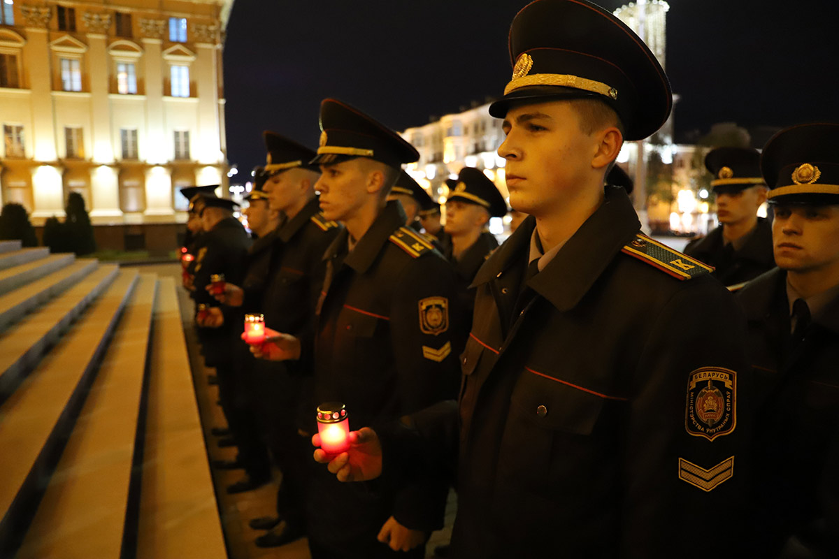 Почтили память погибшего офицера госбезопасности